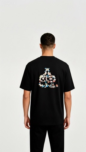 חולצה BALR מידות XS-XXL לגברים בגוון שחור עם סמל