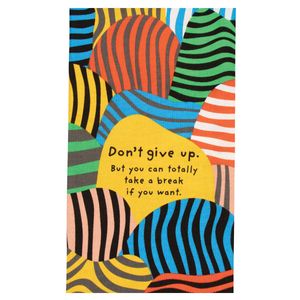 מגבת מטבח Don’t Give Up Blue Q