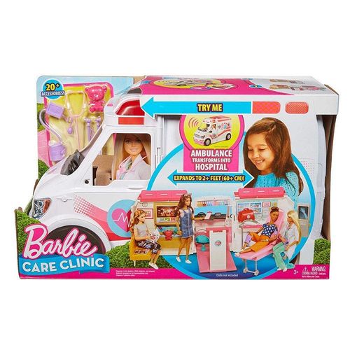 אמבולנס ברבי נפתח למרפאה -BARBIE HKT79