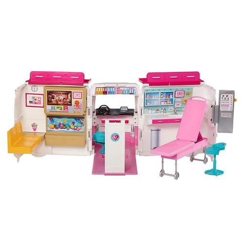 אמבולנס ברבי נפתח למרפאה -BARBIE HKT79