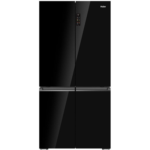 מקרר 4 דלתות - 681 ליטר Haier האייר HRF-825FB זכוכית שחורה