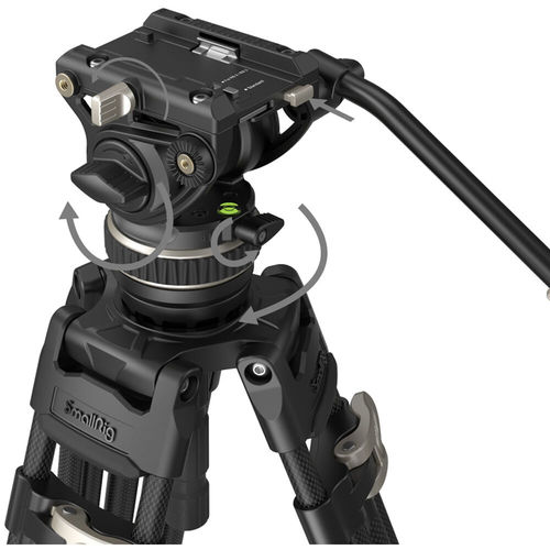חצובת וידאו סיבי פחמן SmallRig 3989