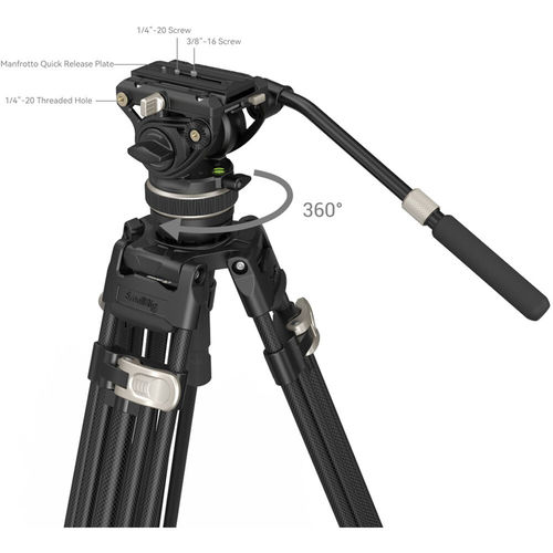 חצובת וידאו סיבי פחמן SmallRig 3989