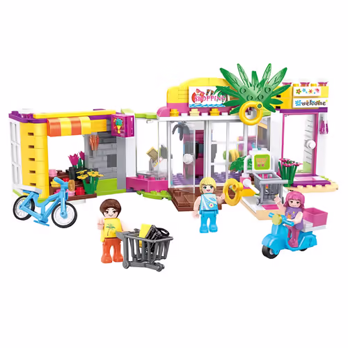 מרכז קניות על החוף Girls Fashion ערכת בנייה עם 376 חלקים דגם 4548