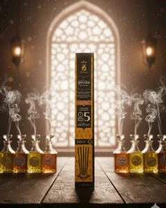 קטורת מקלות Oud Roots – ניחוח עווד עמוק עד 5 שעות