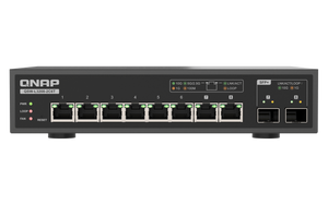 מתג QNAP 8-Port 10GbE QSW-L3208-2C6T Lite Managed