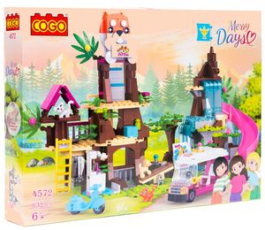 ערכת בנייה פארק חיות המחמד ומרכז המבקרים Merry Days עם 632 חלקים דגם 4572