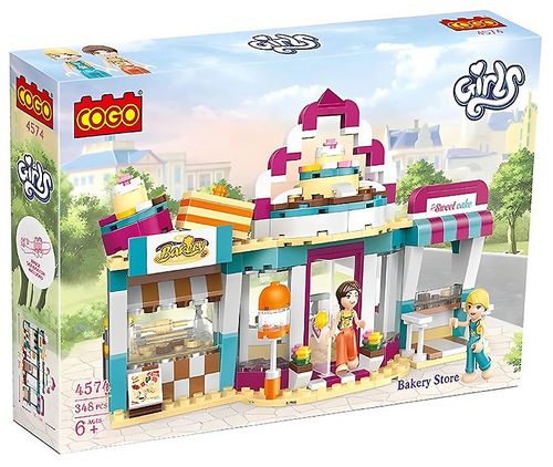 ערכת בנייה מאפייה מתוקה Merry Days עם 348 חלקים דגם 4574
