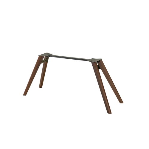 סטנד מקורי לפסנתר HAILUN HL-DPS עיצוב A-Frame עם 4 רגליים אלכסוניות ומוט חיבור עליון עשוי עץ אגוז וולנט עם חורי הברגה מובנים