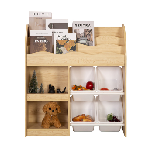 כוננית ספרים ומשחקים לילדים דגם יפעת