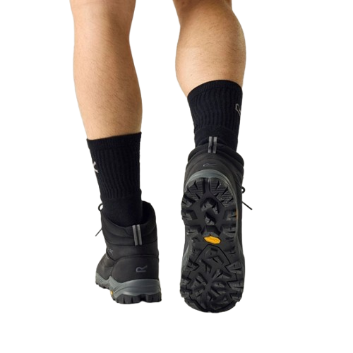 נעל טיולים גברים Black Boots שחורות - Regatta