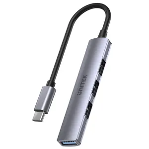 מפצל USB-C ל4 פורט UNITEK H1208B - USB  