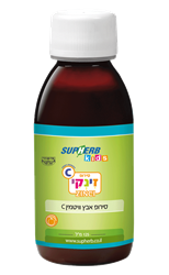 זינקי - סירופ אבץ עם ויטמין C - מכיל 125 מ