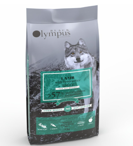 בלאק אולימפוס מונו פרו מזון לכלב בוגר כבש ואורז חום 12 ק