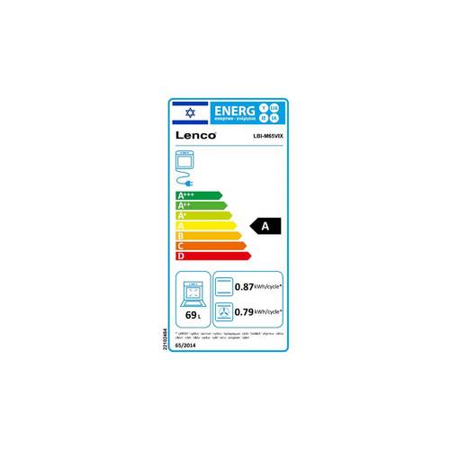 תנור בנוי מכני Lenco LBI-M65VWH לבן