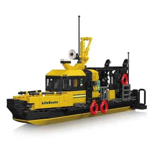 דגם הרכבה ספינת הצלה נורווגית Mould King 10080 Norwegian Lifeboat