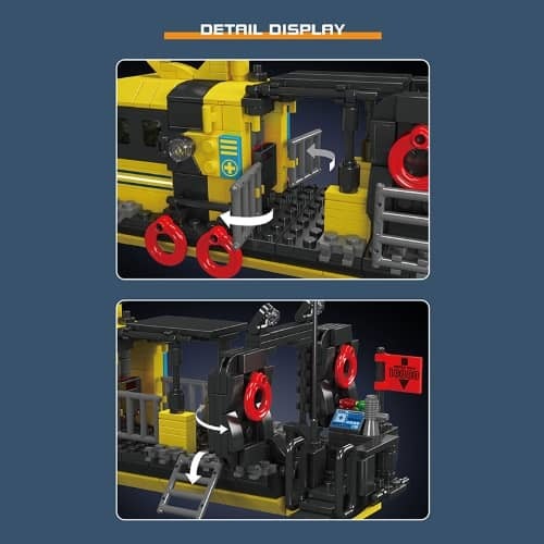 דגם הרכבה ספינת הצלה נורווגית Mould King 10080 Norwegian Lifeboat
