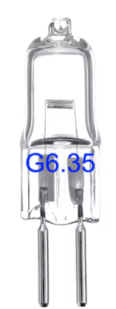 מארז 10 יחידות נורת הלוגן 2 פינים 50W 230V GY6.35 