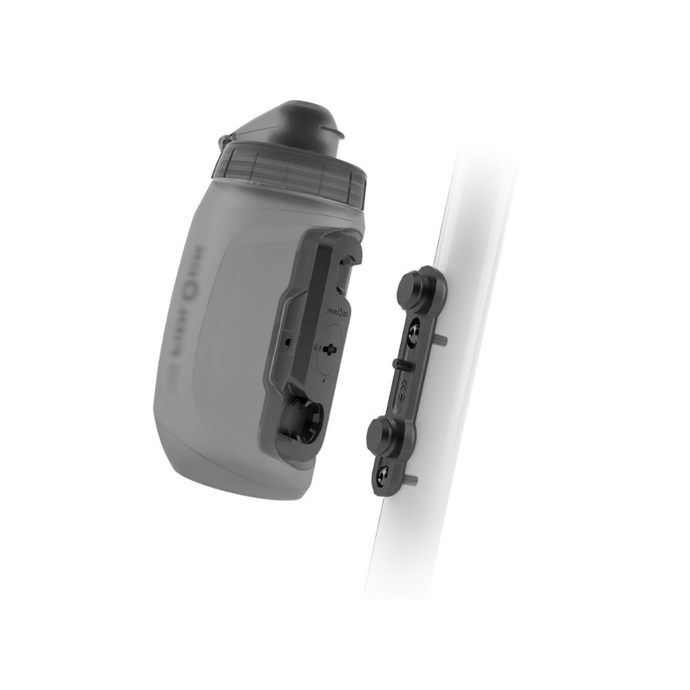 בקבוק FIDLOCK TWIST 600 ML + TWIST BASE אפור
