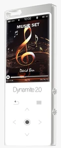 נגן SAMVIX Dynamite 2.0 16GB בצבע לבן
