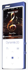 נגן SAMVIX Dynamite 2.0 16GB בצבע כחול/לבן