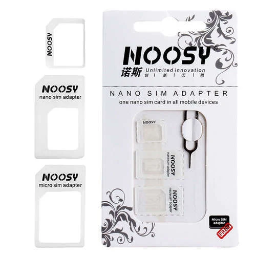 מארז מתאמים לסים + סיכה לפתיחת מגירה NOOSY
