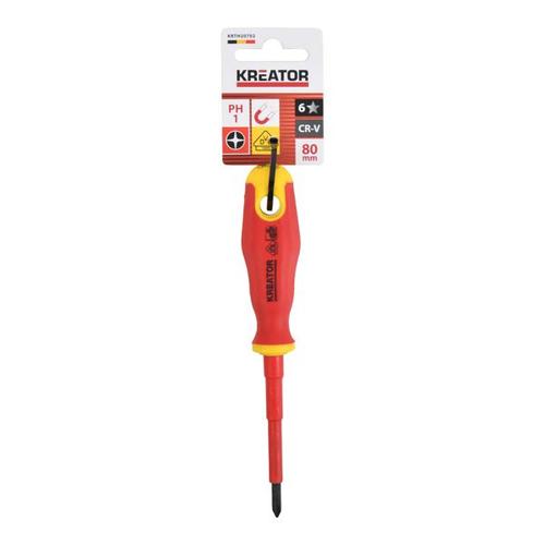 מברג פיליפס מגנטי מבודד  KRTH20702  VDE PH1x80