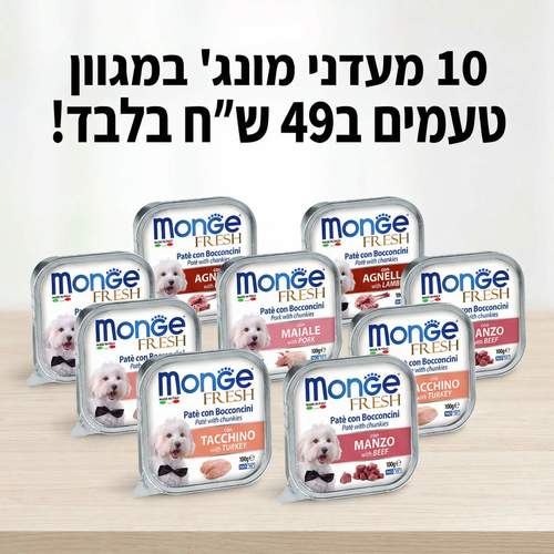 10 מעדני מונג' 100 גרם ב49 