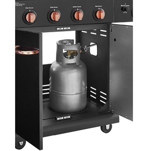 גריל גז 4 מבערים KENMORE PG-40409 כולל כירת צד שחור / נחושת