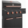 גריל גז 4 מבערים KENMORE PG-40409 כולל כירת צד שחור / נחושת