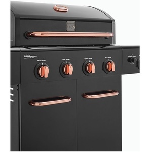 גריל גז 4 מבערים KENMORE PG-40409 כולל כירת צד שחור / נחושת