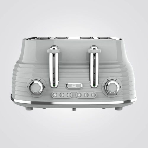 טוסטר מצנם קופץ 4 וינטאג׳ פרוסות אפור 1630W