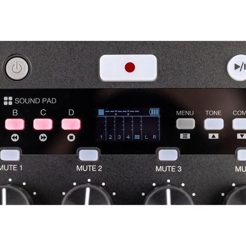 מכשיר הקלטה נייד לפודקאסט Zoom PodTrak P4next 