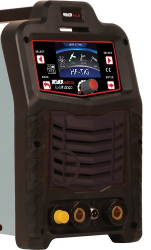רתכת TIG סינרגטית 200A חד פאזי 230V AC DC עם פולס ופולס כפול מסך LCD בעברית לריתוך אלומיניום נירוסטה וברזל 
