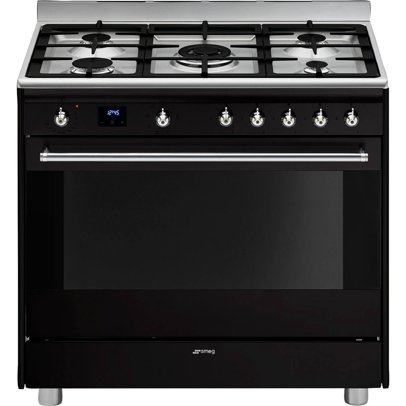 תנור משולב כיריים Smeg SSA91MABL2