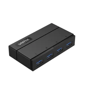 מפצל USB 3.0 4-PORT כולל אפשרות טעינה UNITEK Y-HB03001