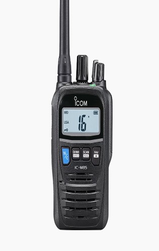 מכשיר קשר ימי נייד Icom IC-M85E לתקשורת מקצועית בים