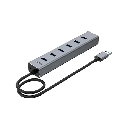מפצל ל-7 פורט USB 3.0 עשוי אלומיניום UNITEK Y-3090