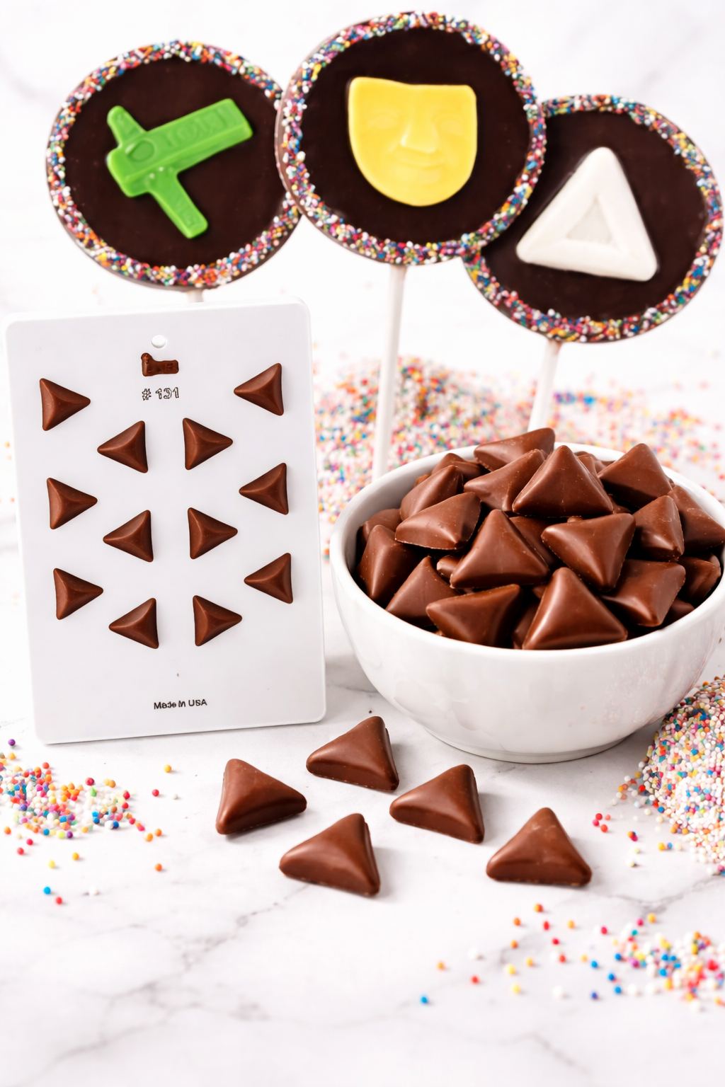 תבנית לשוקולד אוזני המן 