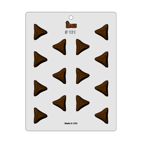 תבנית לשוקולד אוזני המן 