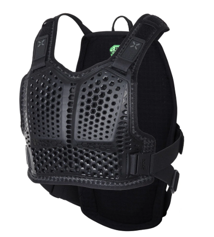 מגן חזה ילדים IXS HEX שחור 