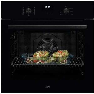 תנור בנוי עם פונקציה שבת AEG דגם ABU51229B שחור יבואן רישמי