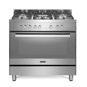 תנור משולב כיריים 5 להבות 90 ס"מ נירוסטה DELONGHI דגם DEMX965 P-IL דלונגי