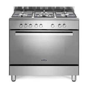 תנור משולב כיריים 5 להבות 90 ס"מ נירוסטה DELONGHI דגם DEMX 965-IL דלונגי
