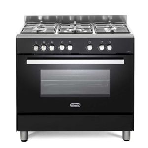 תנור משולב כיריים 5 להבות 90 ס"מ שחור פחם DELONGHI דגם DEMA 965-IL דלונגי