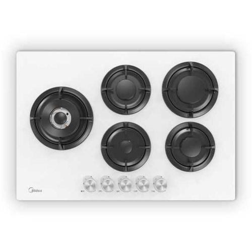 כיריים גז 5 להבות MIDEA דגם 75GP503-W זכוכית לבנה מידאה         כיריים גז 5 להבות MIDEA דגם 75GP503-W זכוכית לבנה 6753 מידאה