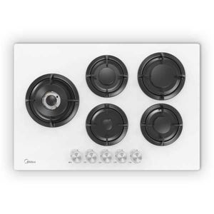 כיריים גז 5 להבות MIDEA דגם 75GP503-W זכוכית לבנה מידאה         כיריים גז 5 להבות MIDEA דגם 75GP503-W זכוכית לבנה 6753 מידאה