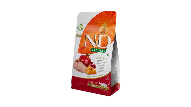 ND חתול דלעת שליו ורימון סטרלייז -  1.5 קילו