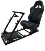 מושב מפואר לסימולטור מירוצים שחור SIMULATOR COCKPIT מבית Thrustmaster
