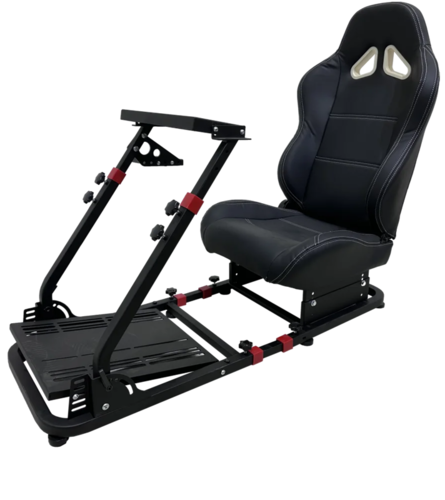 מושב מפואר לסימולטור מירוצים שחור SIMULATOR COCKPIT מבית Thrustmaster